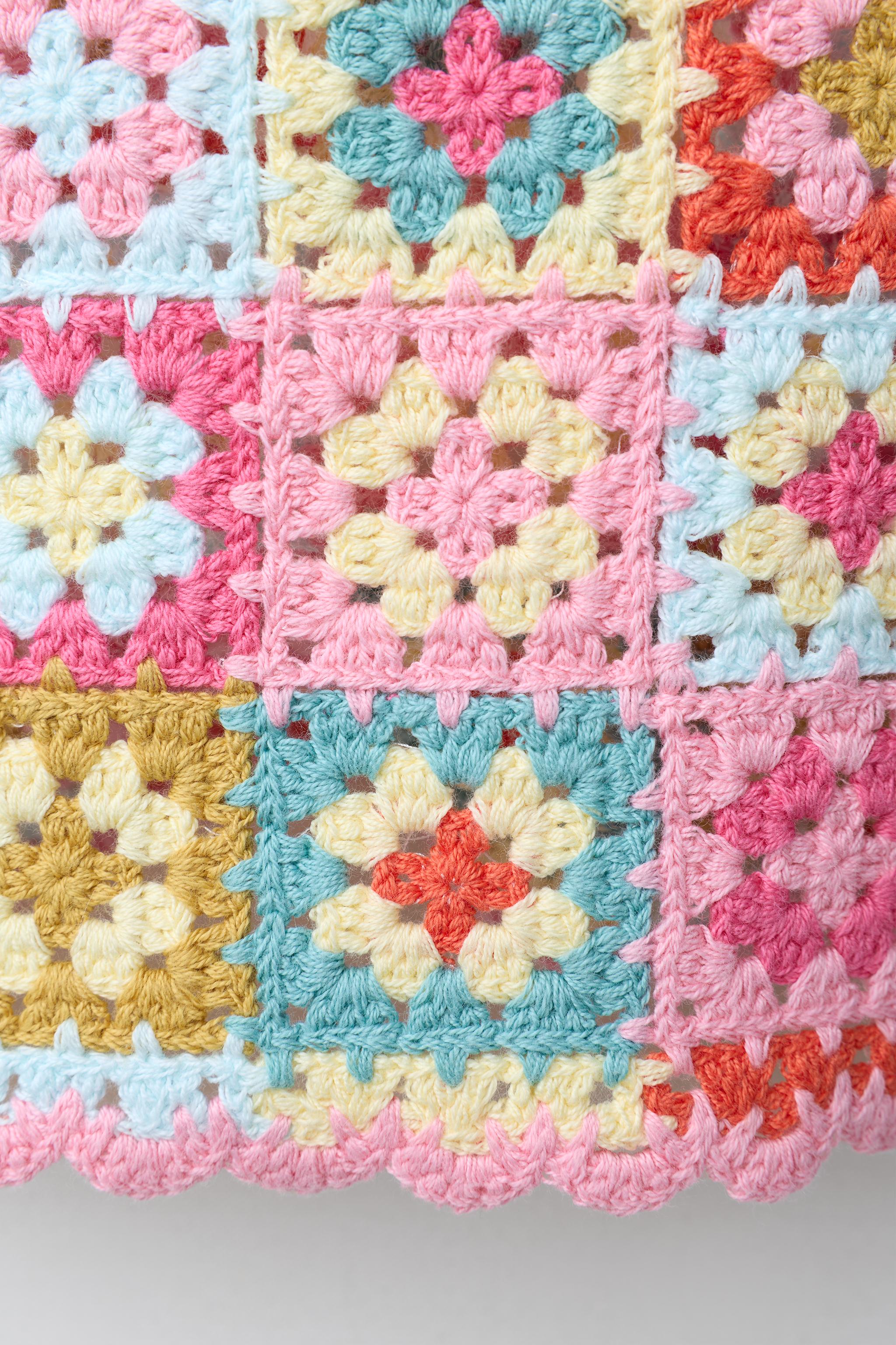 CROCHET KNIT HEARTS TOP